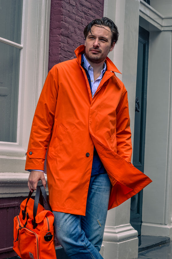 Mackintosh Soho Coat Orange