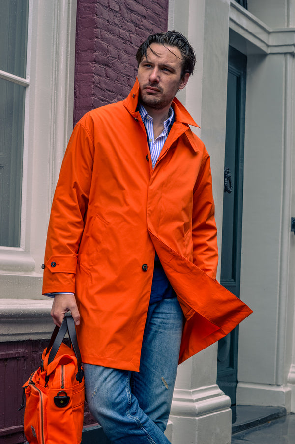 Mackintosh Soho Coat Orange