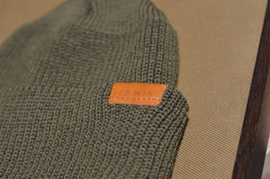 Red Wing Merino Wool Knit Cap Olive (7508703150314)