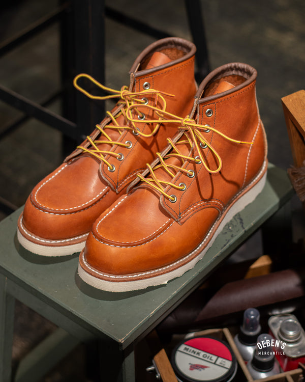 Red Wing 875 6" Classic Moc Toe Oro Legacy
