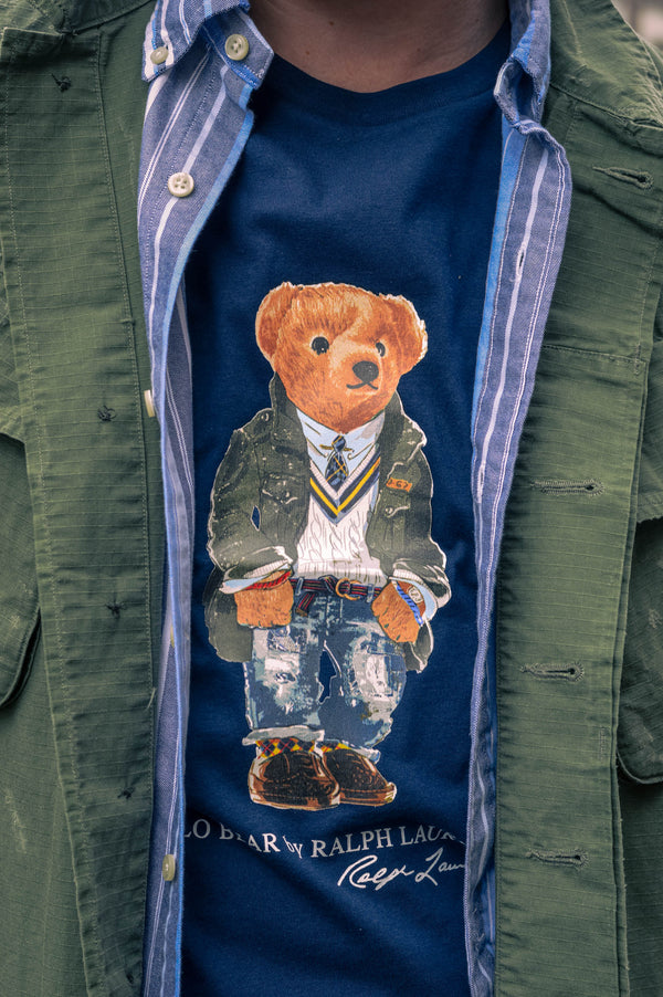 Polo Ralph Lauren Short Sleeve T-Shirt Newport Navy HRTG Bear