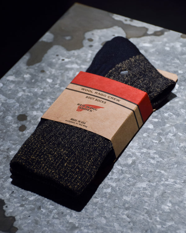 Red Wing Socks Toe capped Navy Khaki