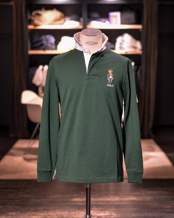 Polo Ralph Lauren Long Sleeve Rugby Shirt New Forest HRTG Bear