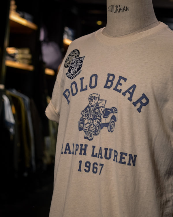 Polo Ralph Lauren Short Sleeve T-Shirt Deckwash White Truck Bear