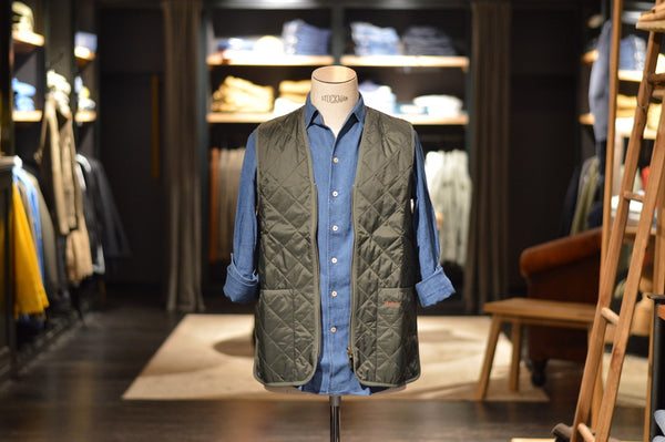 Barbour Quilted Waistcoat GN91 Olive (8031486836970)
