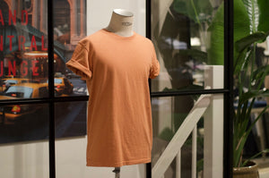 Closed T-Shirt with Embroidery 768 Cornelian Brown (8059266466026)