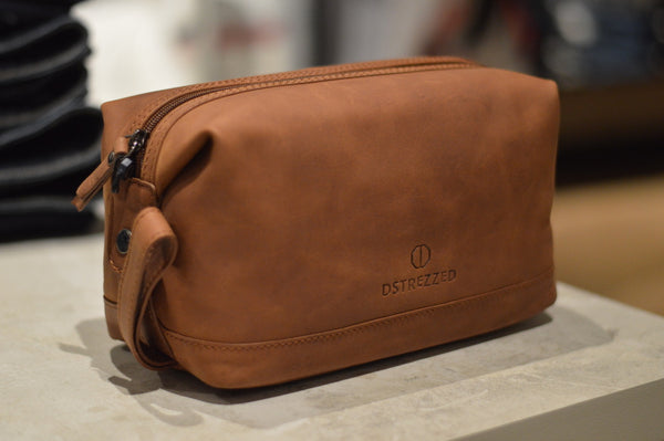 Dstrezzed Toiletry Bag Leather (8019116982506)