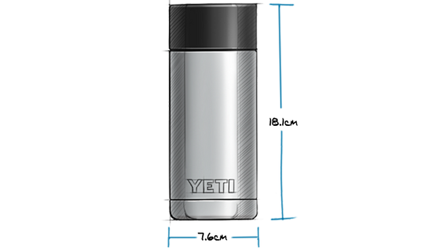 YETI 12oz Hotshot Bottle Stainless Steel (7746391113962)